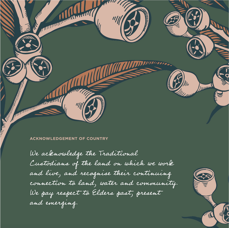 Poster Print - Green Acknowledgment of Country